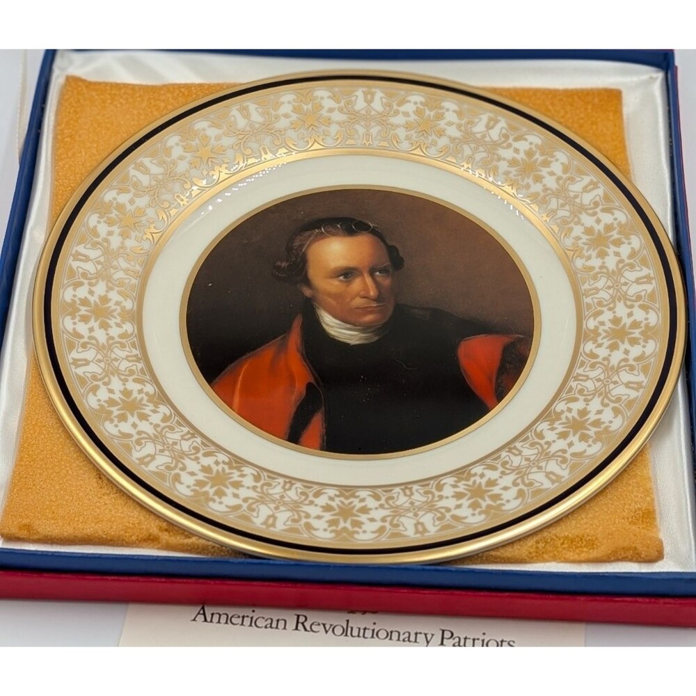 1974 Patriot Series Patrick Henry U.S. Bicentennial Society Collector Plate